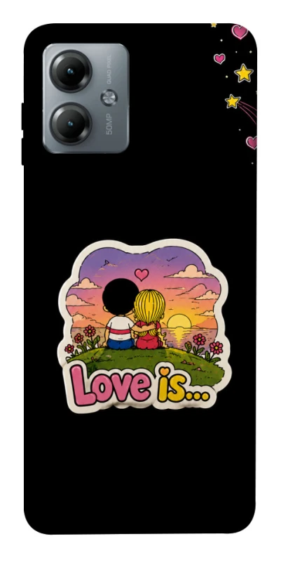 Чохол на Motorola Moto G14 Love is ver.5 фото 1 з 1