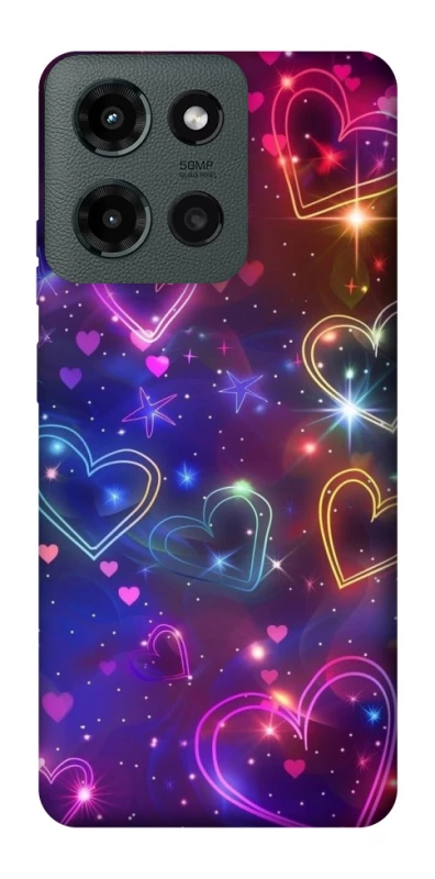 Чохол на Motorola Moto G Power (2025) Drawn hearts фото 1 з 1