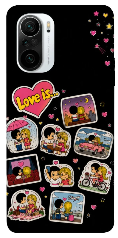 Чехол на Xiaomi Redmi K40 / K40 Pro / K40 Pro+ / Poco F3 Love is ver.3 фото 1 из 1