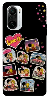 Чехол на Xiaomi Redmi K40 / K40 Pro / K40 Pro+ / Poco F3 Love is ver.3 фото 1 из 1