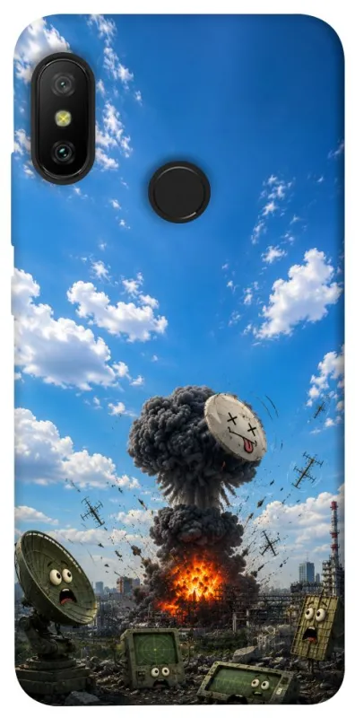 Чехол на Xiaomi Mi A2 Lite / Xiaomi Redmi 6 Pro Moscow never sleeps ver.6 фото 1 из 1