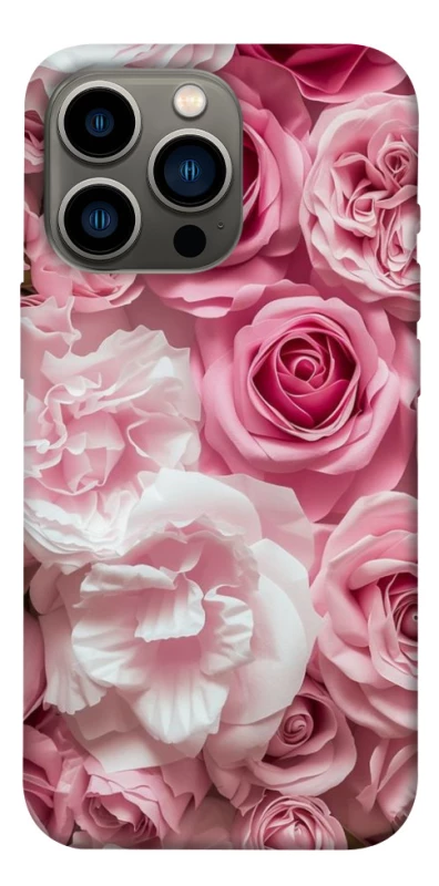 Чехол на Apple iPhone 13 Pro (6.1") Розовые цветы фото 1 из 1