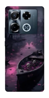 Чехол на Infinix Note 40 Pro 4G Boat and flamingo фото 1 из 1