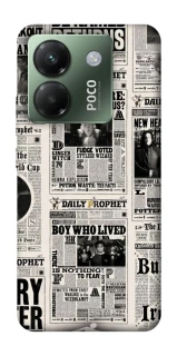 Чехол на Xiaomi Poco M7 pro 5G Harry Potter newspaper фото 1 из 1