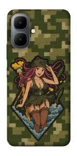 Чохол на Infinix Smart 10 Military Waifu фото 1 з 1