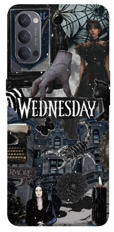 Чохол на Oppo Reno 4 Wednesday Collage ver.2 фото 1 з 1