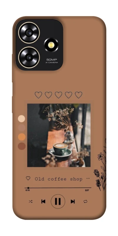 Чехол на ZTE Blade A73 4G Coffee player фото 1 из 1