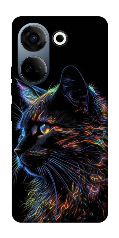 Чохол на TECNO Camon 20 Pro (CK7n) Чорний кіт фото 1 з 1