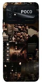 Чохол на Xiaomi Poco C40 Coffee collage ver.1 фото 1 з 1