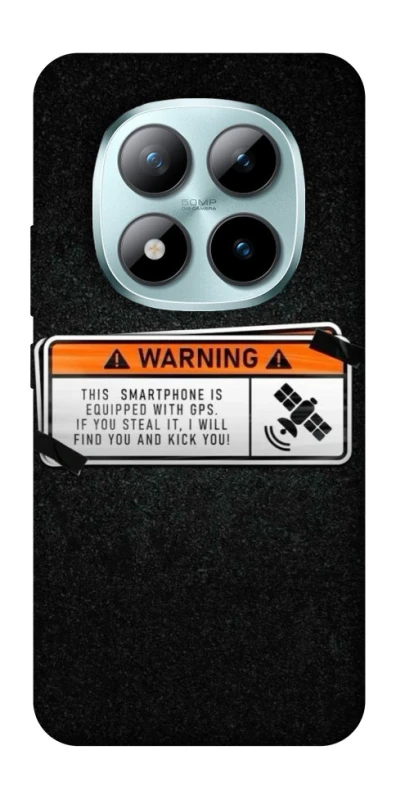 Чехол на Xiaomi Redmi Note 15 Pro+ 5G Warning фото 1 из 1