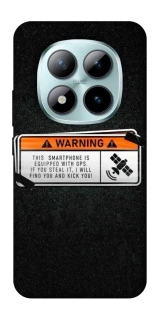 Чохол на Xiaomi Redmi Note 15 Pro+ 5G Warning фото 1 з 1