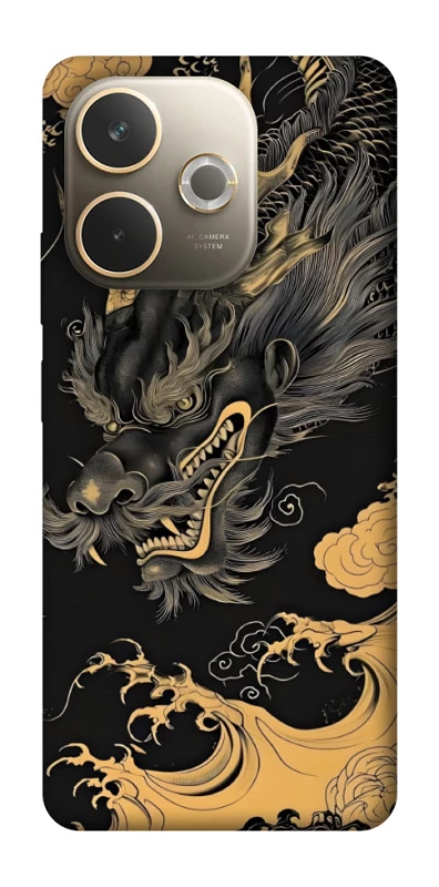 Чохол на Oppo A5 Pro 4G gold dragon фото 1 з 1