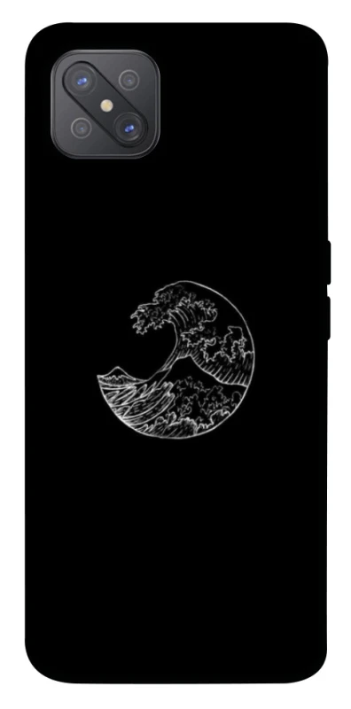 Чохол на Oppo A92s Black tsunami фото 1 Чохол на Oppo A92s Black tsunami фото 1 з 1