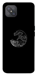 Чохол на Oppo A92s Black tsunami фото 1 Чохол на Oppo A92s Black tsunami фото 1 з 1