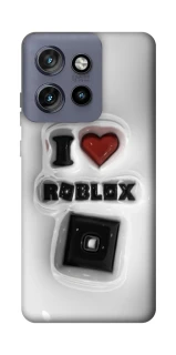 Чохол на Motorola Edge 50 Neo I love Roblox фото 1 з 1