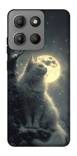 Чохол на Motorola Moto G15 4G Кіт під місяцем фото 1 з 1
