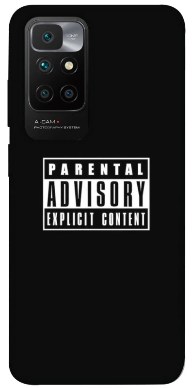 Чохол на Xiaomi Redmi 10 Parental Advisory Label фото 1 з 1