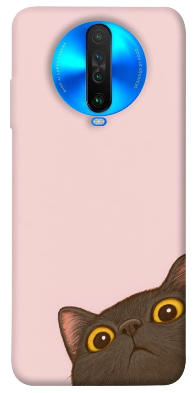 Чехол на Xiaomi Poco X2 Peeping cat фото 1 из 1