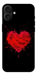 Чехол на Apple iPhone 16 Plus Splash heart фото 1 из 1