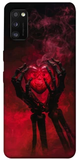 Чехол на Samsung Galaxy A41 Heart in the hands of a skeleton фото 1 из 1