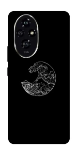 Чохол на Honor 200 Black tsunami фото 1 з 1