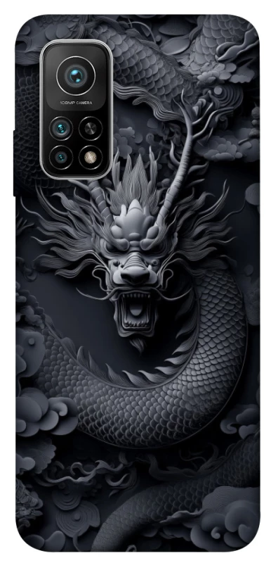 Чехол на Xiaomi Mi 10T black dragon фото 1 из 1