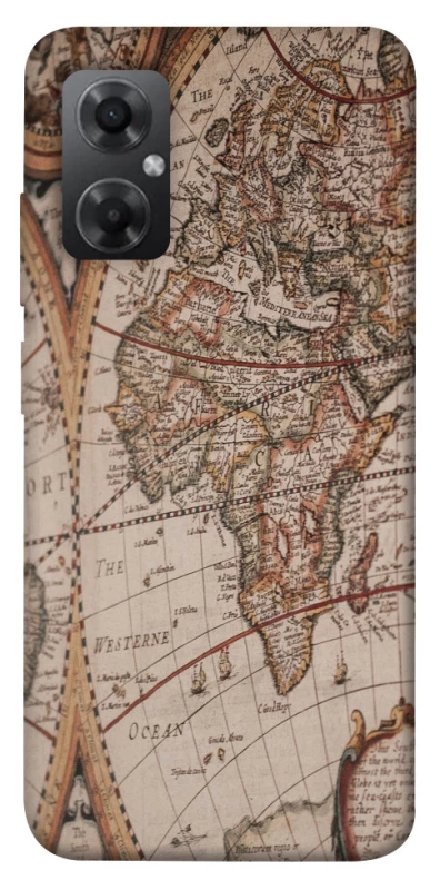 Чохол на Xiaomi Redmi Note 11R Карта подорожей фото 1 з 1