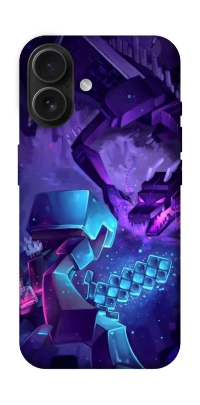 Чехол на Apple iPhone 16 Minecraft dragon фото 1 из 1