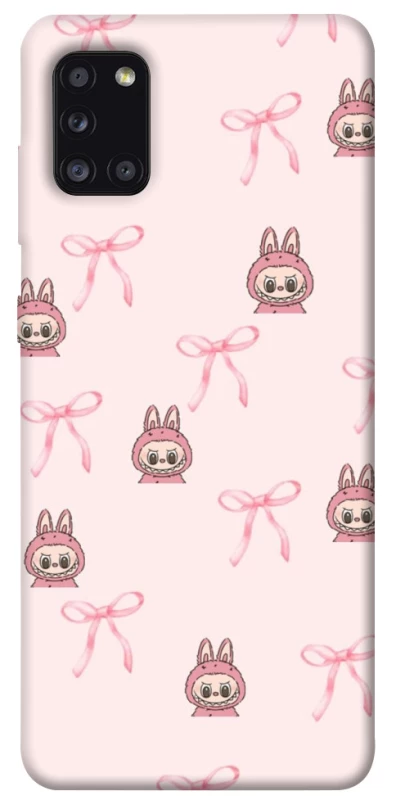 Чохол на Samsung Galaxy A31 Pink bows and Labubus фото 1 з 1