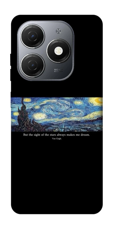 Чохол на TECNO Spark 20 Starry night Van Gogh фото 1 з 1