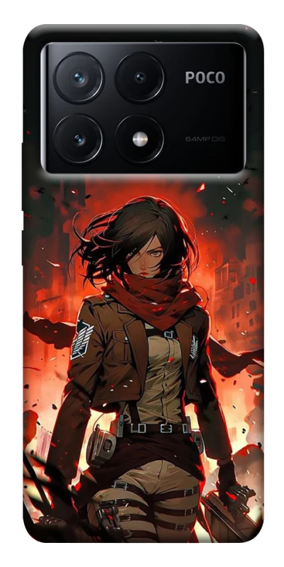 Чохол на Xiaomi Poco X6 Mikasa v2 фото 1 з 1