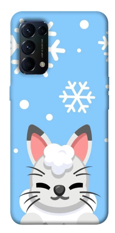 Чохол на Oppo Reno 5 4G Adopt Me Snow Kitty Smile фото 1 з 1
