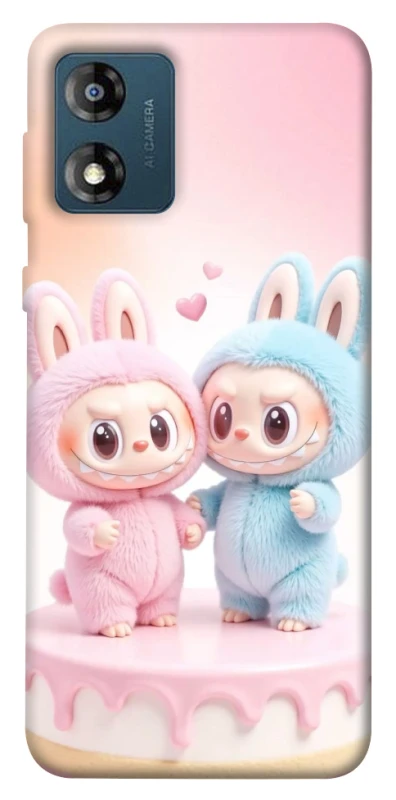 Чохол на Motorola Moto E13 Labubu Twins фото 1 з 1