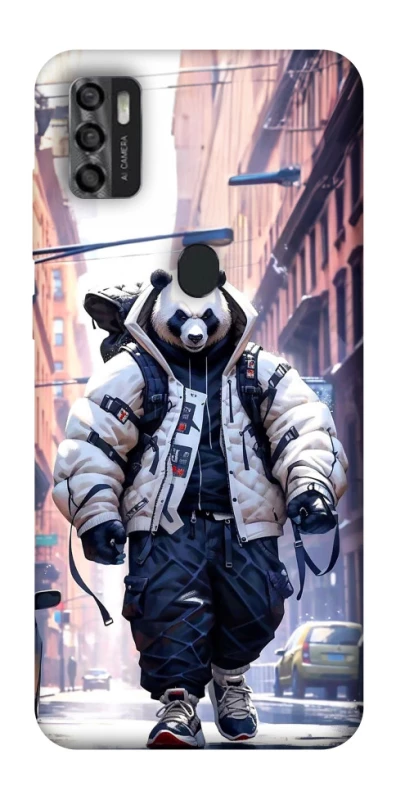 Чехол на ZTE Blade A7s (2020) Панда курьер фото 1 из 1