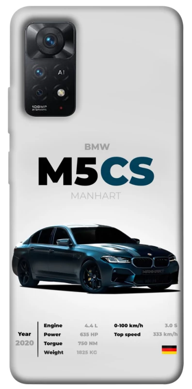 Чехол на Xiaomi Redmi Note 12 Pro 4G BMW M5 CS фото 1 из 1