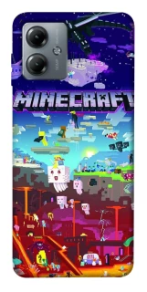 Чохол на Motorola Moto G14 Minecraft world фото 1 з 1