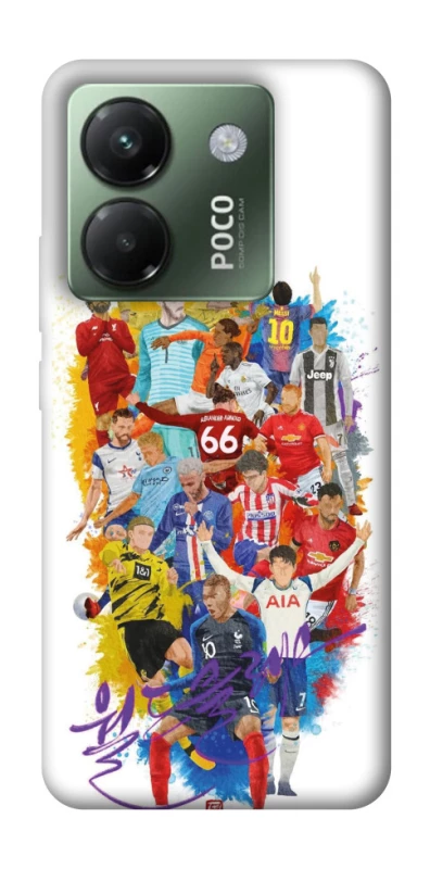 Чехол на Xiaomi Poco M7 pro 5G Football Abstract v2 фото 1 из 1