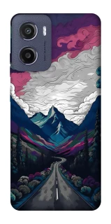 Чехол на Motorola Moto G05 Нарисованные горы фото 1 из 1