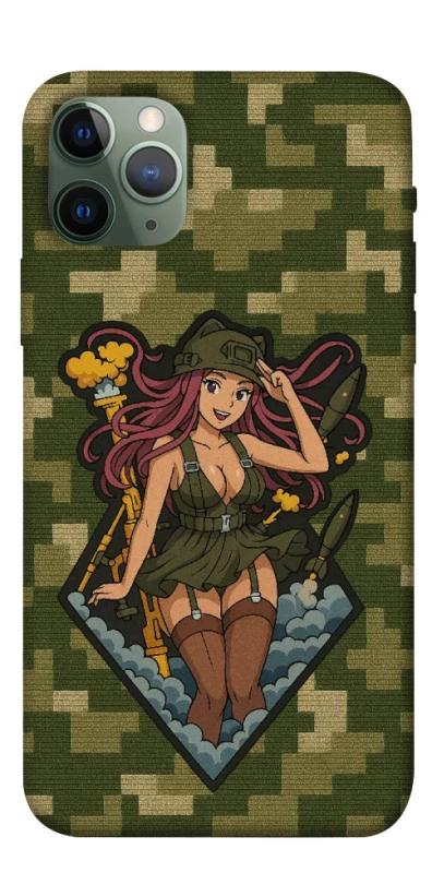 Чохол на Apple iPhone 11 Pro (5.8") Military Waifu фото 1 з 1