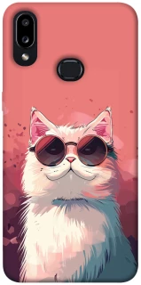 Чехол на Samsung Galaxy A10s Сat with glasses фото 1 из 1