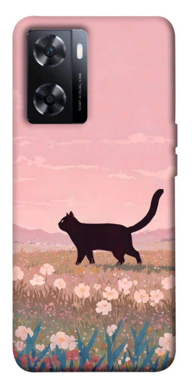 Чохол на OnePlus Nord N20 SE cat on a field фото 1 з 1