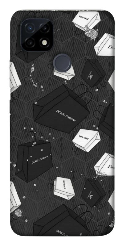 Чехол на Realme C21Y Fashion collage ver.3 фото 1 из 1