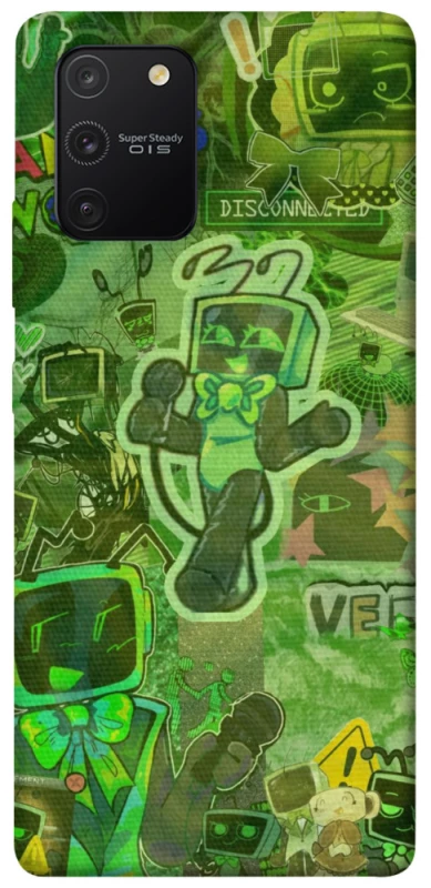 Чохол на Samsung Galaxy S10 Lite Dandysworld tv green theme фото 1 з 1