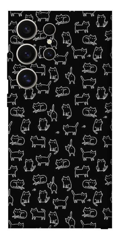 Чохол на Samsung Galaxy S25 Ultra Black Cats фото 1 Чохол на Samsung Galaxy S25 Ultra Black Cats фото 1 з 1