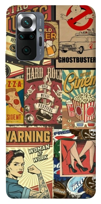 Чохол на Xiaomi Redmi Note 10 Pro Retro collage ver.2 фото 1 з 1