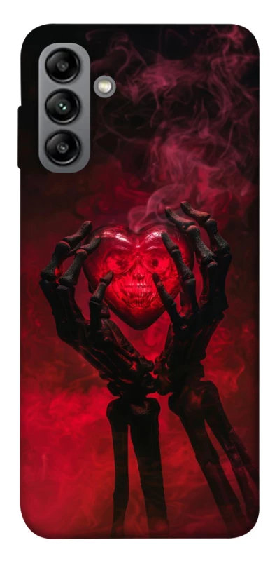 Чохол на Samsung Galaxy A04s Heart in the hands of a skeleton фото 1 з 1