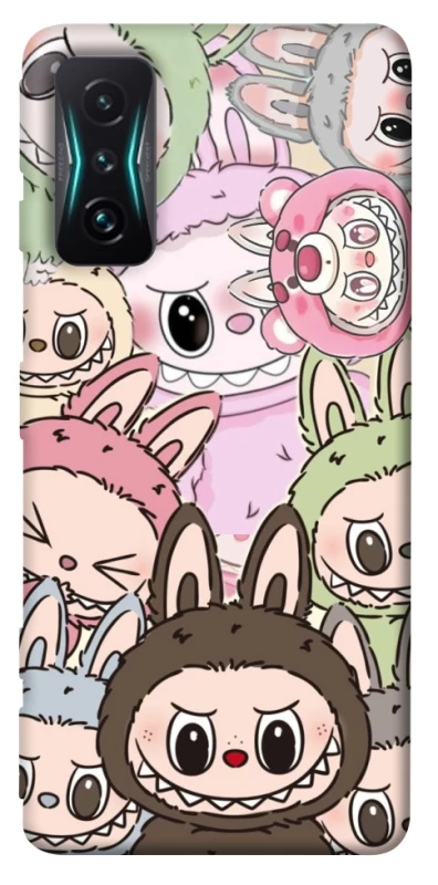 Чохол на Xiaomi Redmi K50 Gaming All Labubu 3 фото 1 з 1