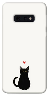 Чохол на Samsung Galaxy S10e cat in love фото 1 Чохол на Samsung Galaxy S10e cat in love фото 1 з 1
