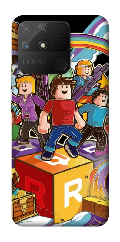 Чохол на Realme Narzo 50A Roblox family фото 1 з 1