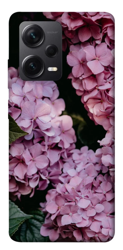 Чохол на Xiaomi Redmi Note 12 Pro+ 5G Рожеві гартензії фото 1 з 1